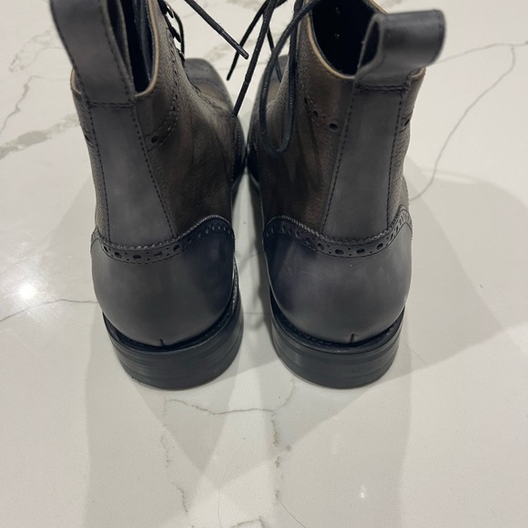 EUC Ginanni Two Tone Brogue Leather Boots - 10 - Picture 5 of 9